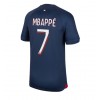 Herren Fußballbekleidung Paris Saint-Germain Kylian Mbappe #7 Heimtrikot 2023-24 Kurzarm